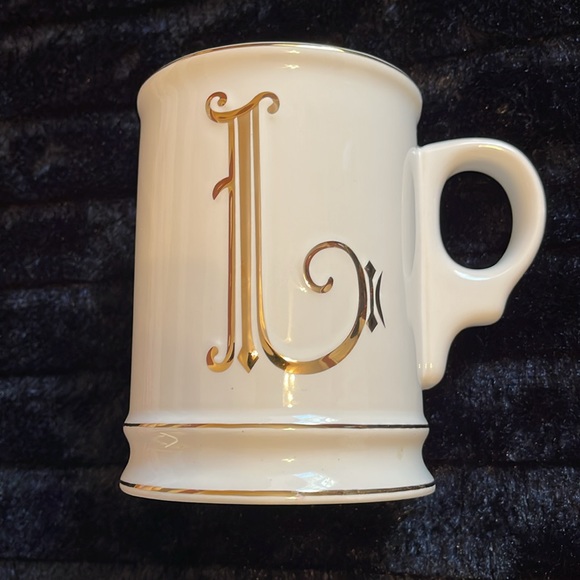 Mug Mud pie initial L EUC coffee / Tea - Picture 6 of 6